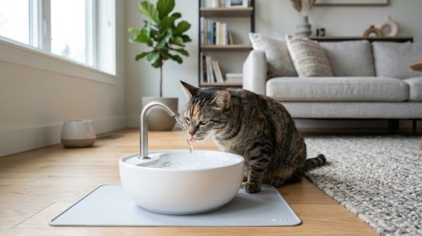 Les avantages d'une fontaine à eau pour chats : votre félin l'appréciera
